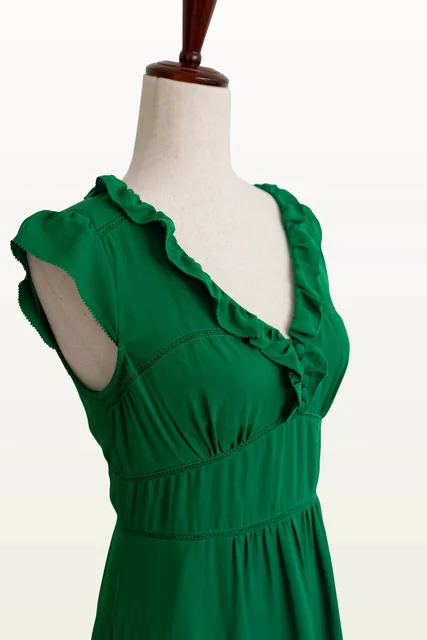Photo 2 of the green dress.