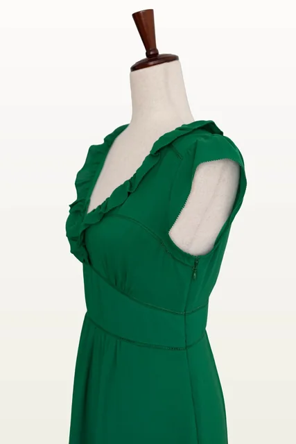 Photo 4 of the green dress.